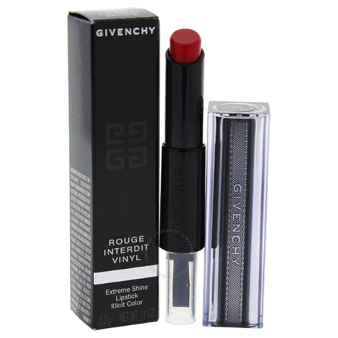 givenchy rouge interdit vinyl wine|givenchy rouge interdit temptation lipstick.